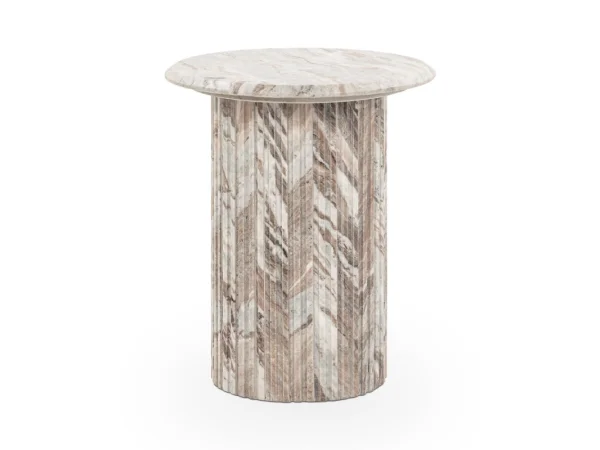 Nordens Marble Round End Table End tables Classic Home
