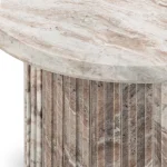 Nordens Marble Round End Table End tables Classic Home 14