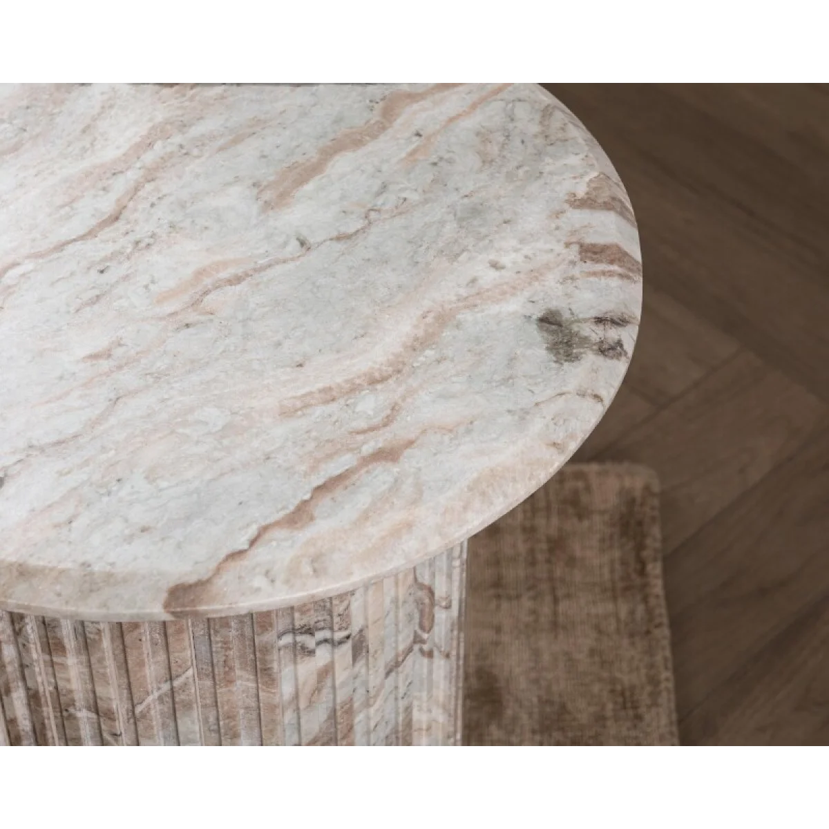 Nordens Marble Round End Table End tables Classic Home 10