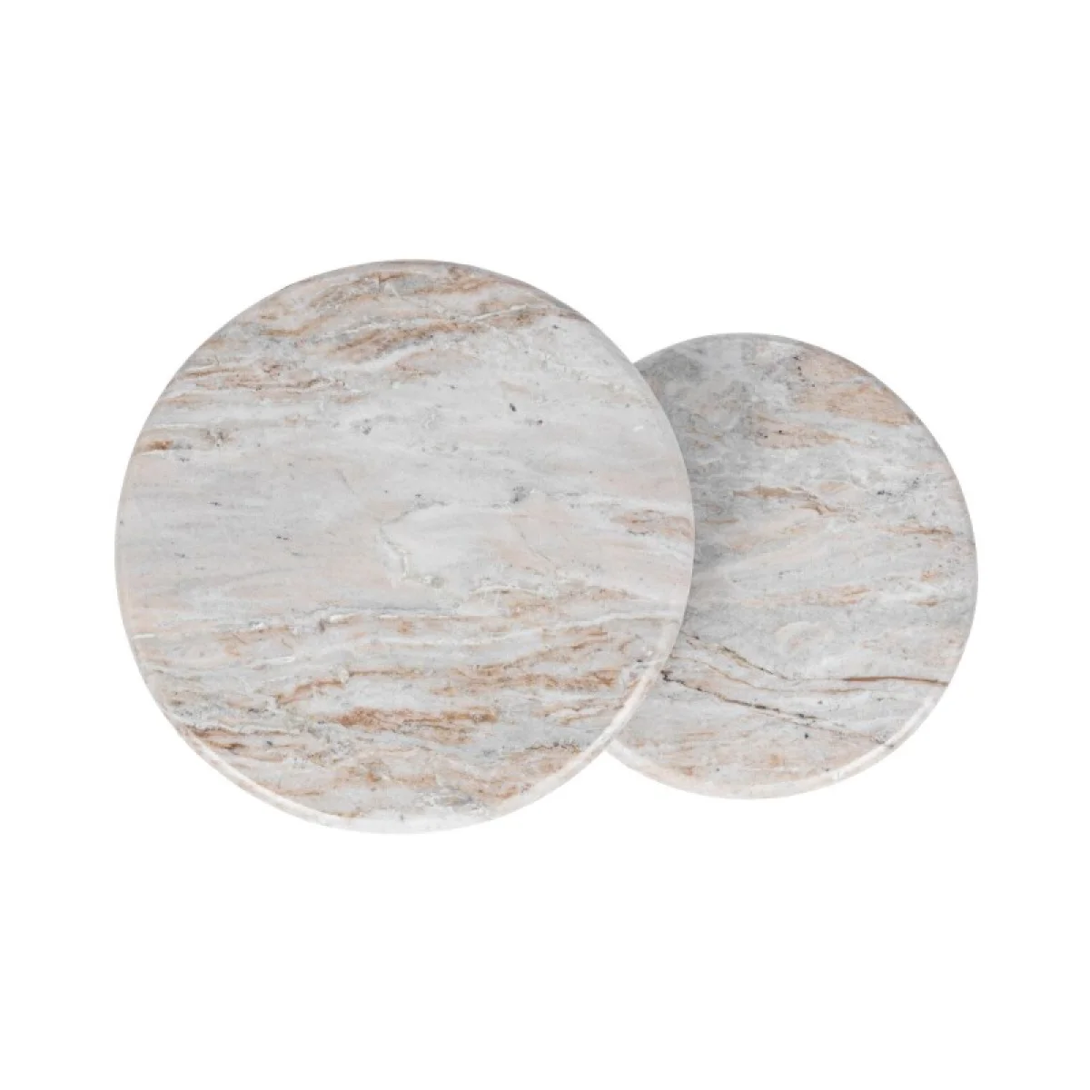 Huxley Marble Round Accent Table End tables Classic Home 8