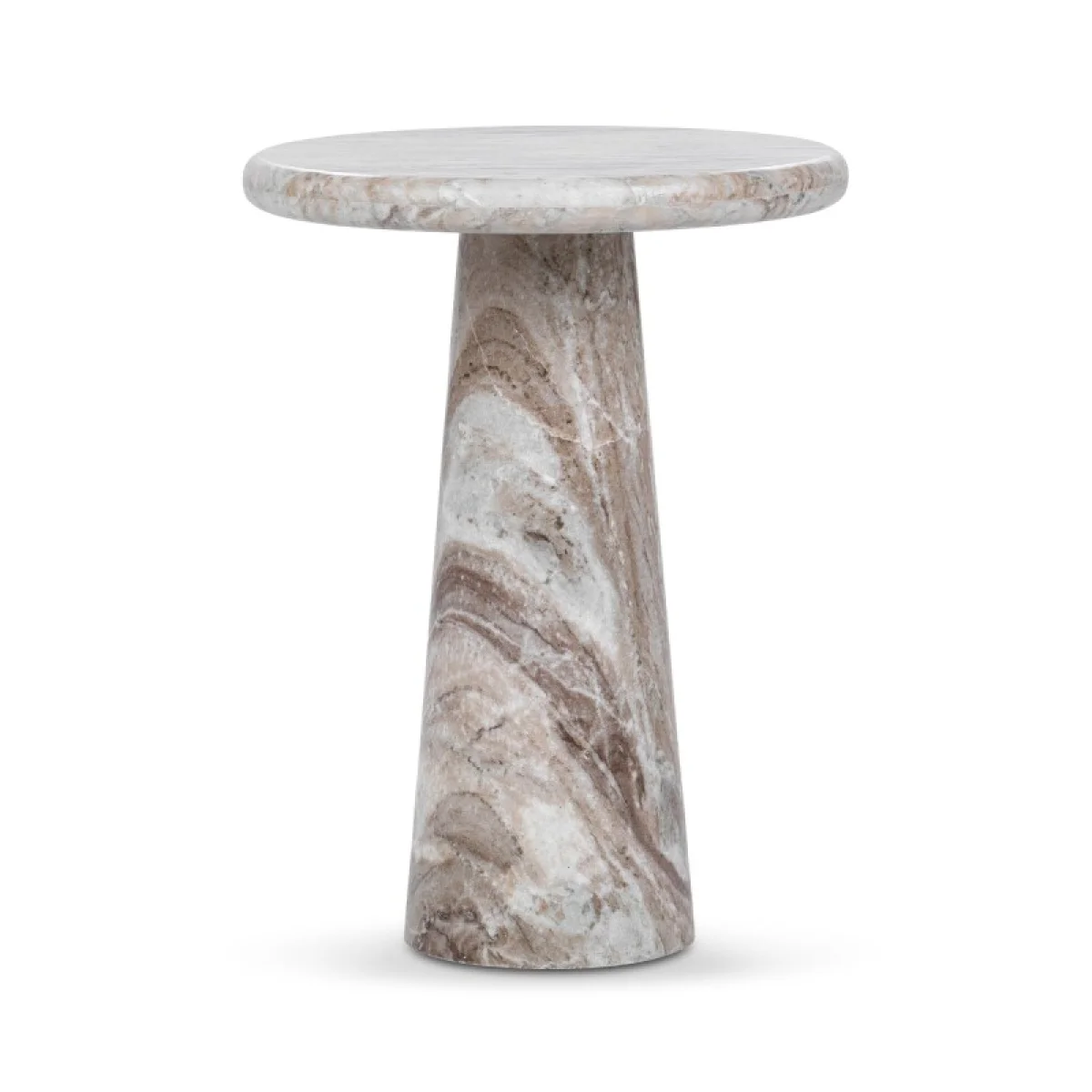 Huxley Marble Round Accent Table – 18″ End tables Classic Home 4
