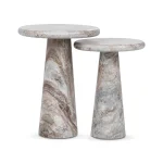 Huxley Marble Round Accent Table – 18″ End tables Classic Home 20