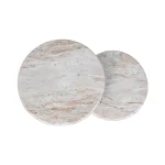 Huxley Marble Round Accent Table – 18″ End tables Classic Home 21