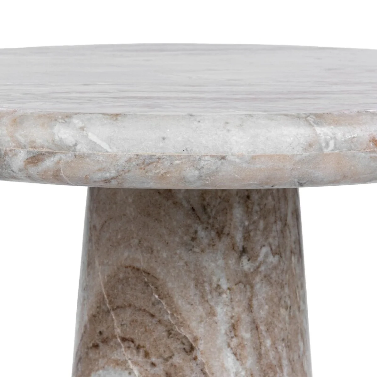 Huxley Marble Round Accent Table – 18″ End tables Classic Home 9