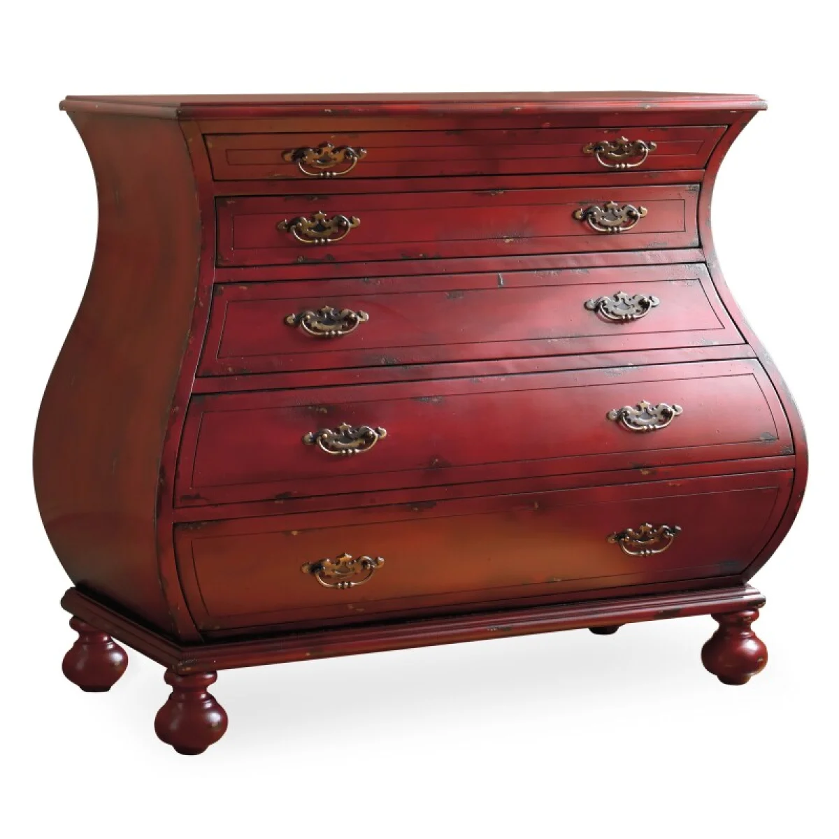 Melange Red Bombe Chest Accent Furniture Accent Furniture 4