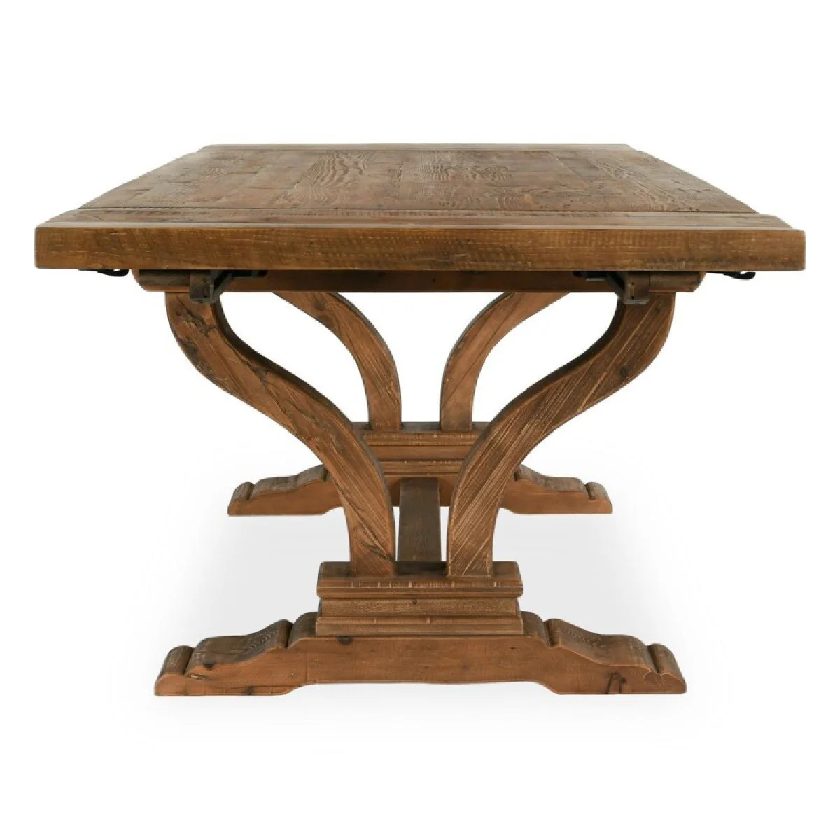 Alexander Solid Wood Extending Dining Table Dining Tables Brown 7