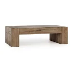 Bristol Solid Wood Rectangle Coffee Table - Cafe Brown