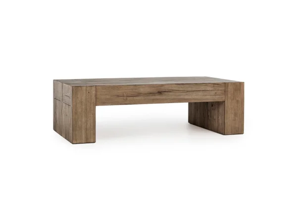 Bristol Solid Wood Rectangle Coffee Table – Cafe Brown Cocktail & Coffee Tables Brown 4