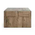 Bristol Solid Wood Rectangle Coffee Table - Cafe Brown - Image 4