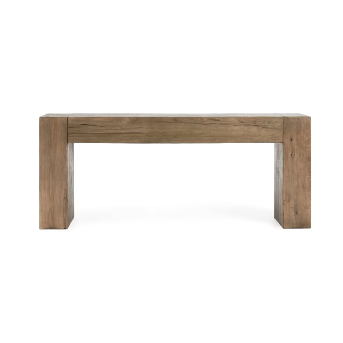Bristol Solid Wood Rectangle Console Table – Cafe Brown Console Tables Brown 6