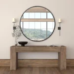 Bristol Solid Wood Rectangle Console Table – Cafe Brown Console Tables Brown 17