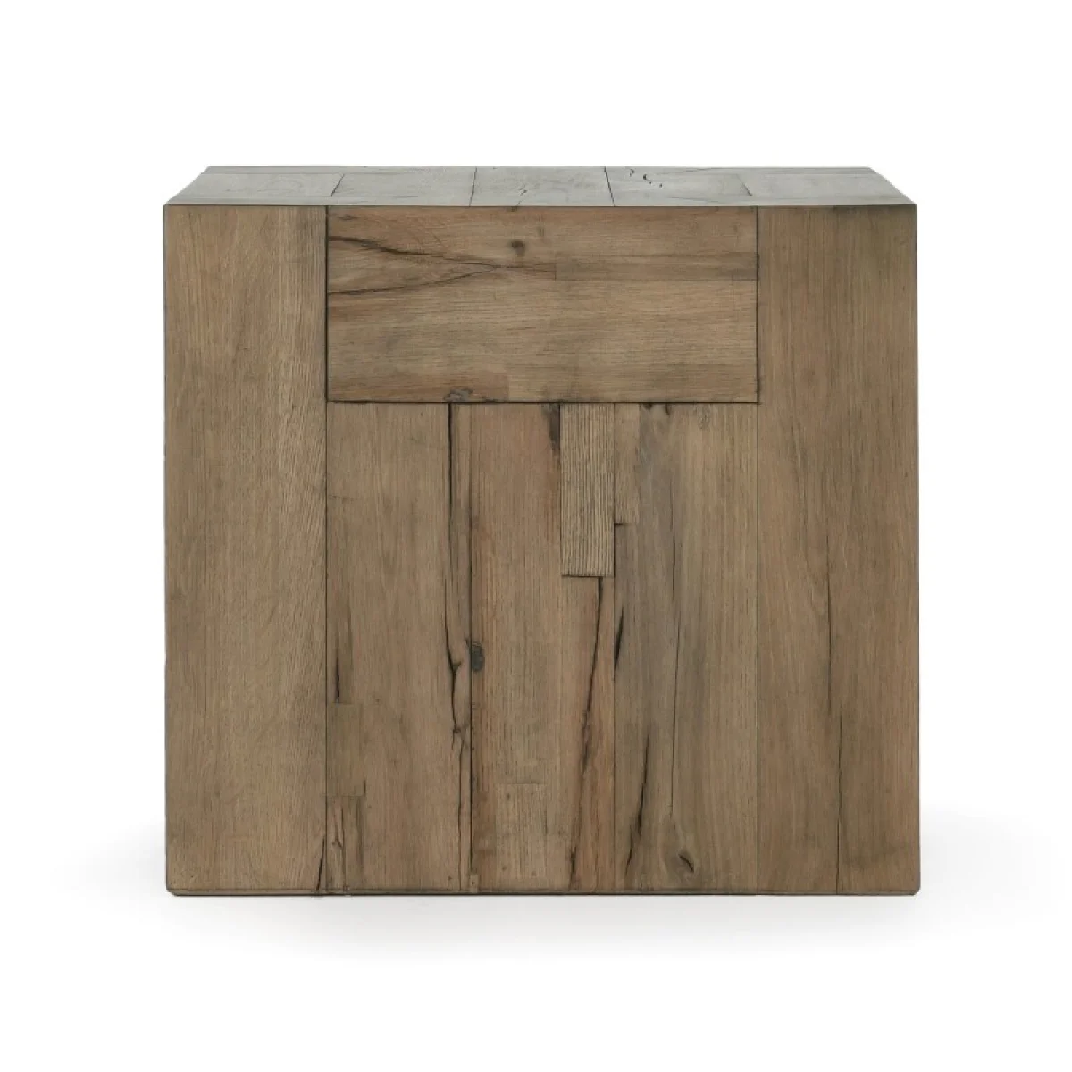 Bristol Solid Wood Square End Table – Cafe Brown End tables Brown 7