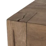Bristol Solid Wood Square End Table – Cafe Brown End tables Brown 18