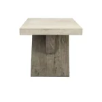Durant Solid Wood Rectangle End Table – Distressed Gray-weathered Chalk End tables Classic Home 15