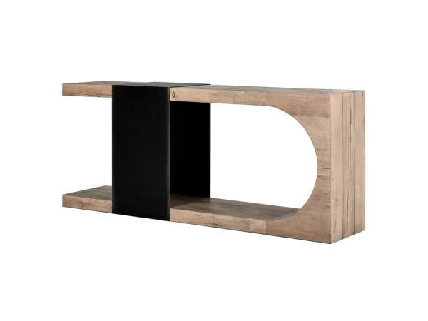 Danica Solid Wood Rectangle Console Table Console Tables Brown