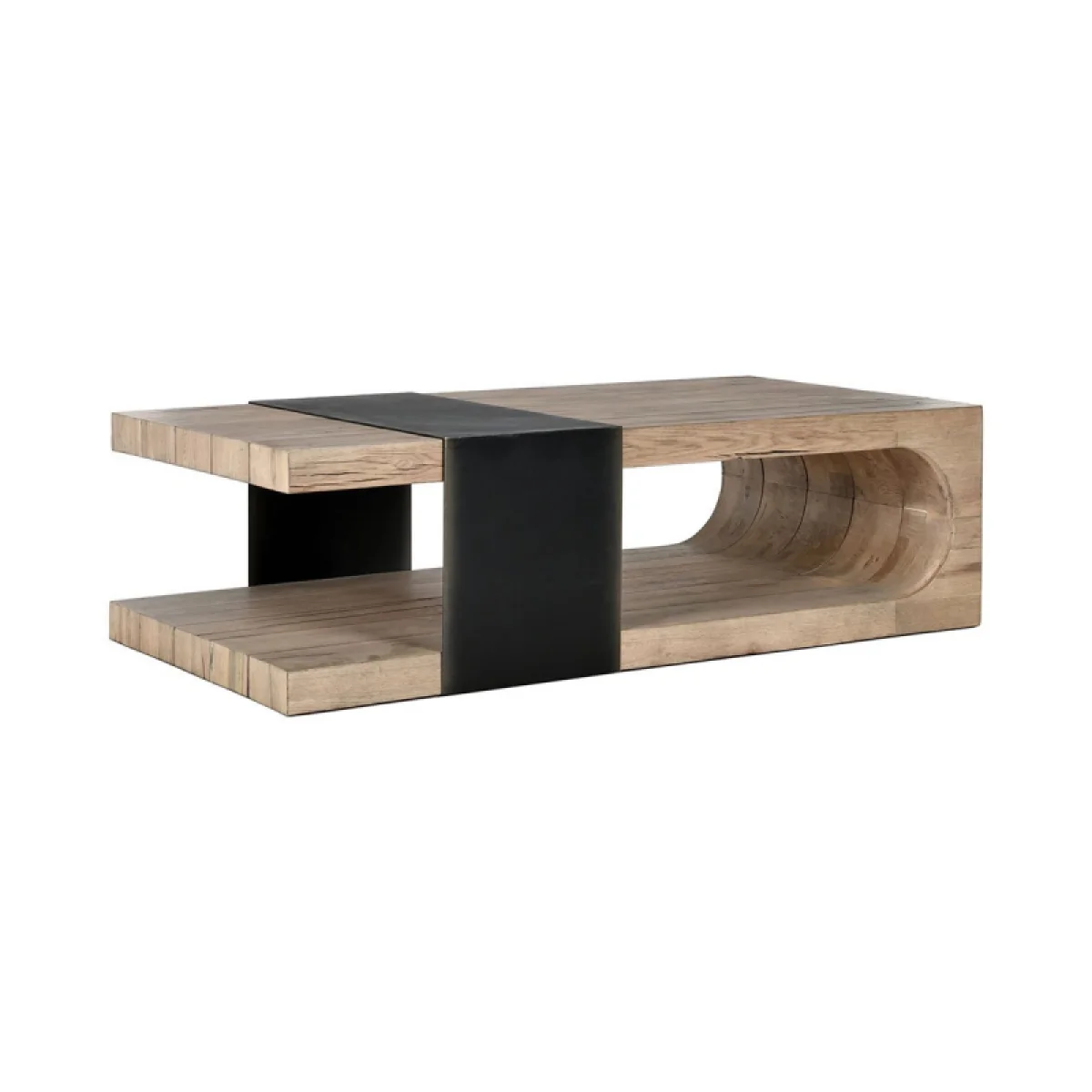 Danica Solid Wood Rectangle Coffee Table Cocktail & Coffee Tables Brown 4