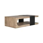 Danica Solid Wood Rectangle Coffee Table Cocktail & Coffee Tables Brown 19