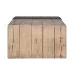 Danica Solid Wood Rectangle Coffee Table Cocktail & Coffee Tables Brown 20