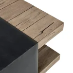 Danica Solid Wood Rectangle Coffee Table Cocktail & Coffee Tables Brown 23