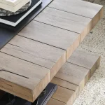 Danica Solid Wood Rectangle Coffee Table Cocktail & Coffee Tables Brown 26