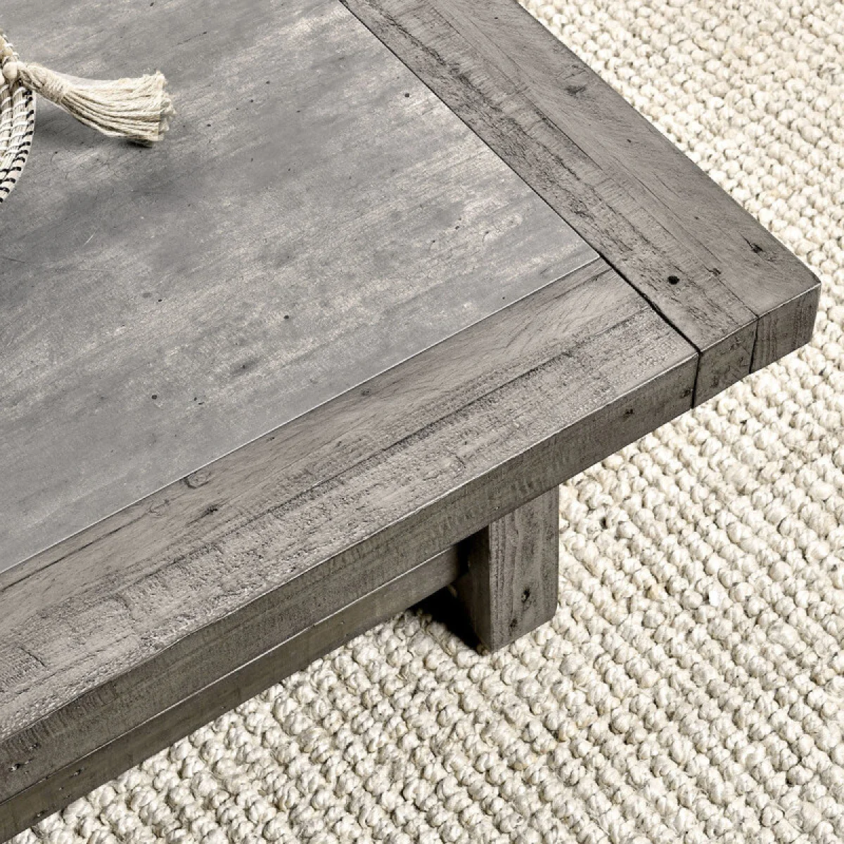 Stonebridge Solid Wood Square Coffee Table Cocktail & Coffee Tables Classic Home 12