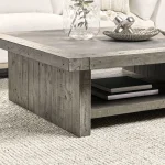 Stonebridge Solid Wood Square Coffee Table Cocktail & Coffee Tables Classic Home 23
