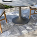 Tulip Outdoor Round Dining Table Outdoor Dining Tables Classic Home 25