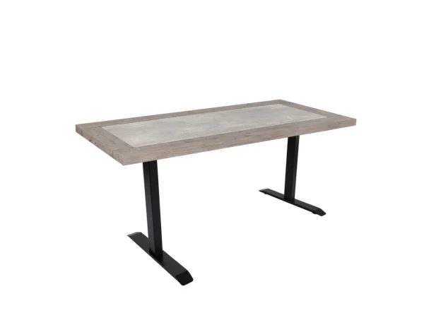 Scottsdale Solid Wood Power Adjustable Desk Desk Bases Black Base