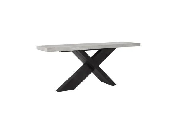 Durant Solid Wood Rectangle Console Table Console Tables black
