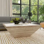 Dalton Solid Wood Square Coffee Table - Image 7