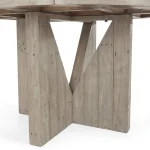 Vincent Solid Wood Round Dining Table Dining Tables Classic Home 14