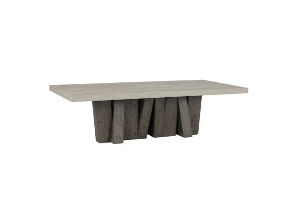 Simone Solid Wood Rectangle Coffee Table Cocktail & Coffee Tables Classic Home