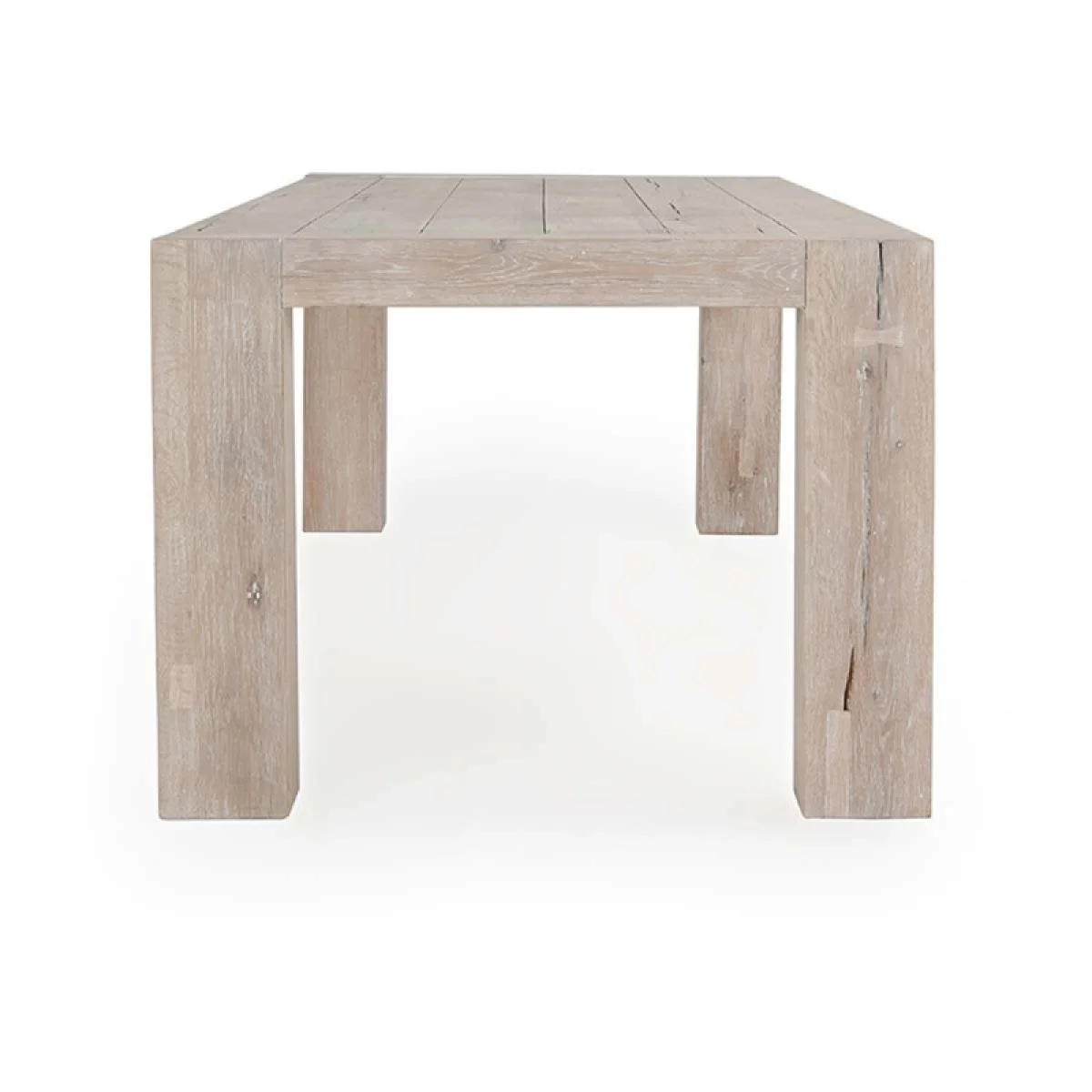 Kingston Solid Wood Rectangle Dining Table Dining Tables Aged Cream 7