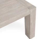 Kingston Solid Wood Rectangle Dining Table Dining Tables Aged Cream 15