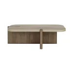 Dillon Solid Wood Rectangle Coffee Table - Image 3