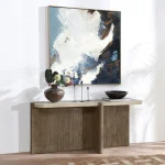 Dillon Solid Wood Rectangle Console Table Console Tables Classic Home 18