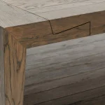 Troy Solid Wood Rectangle Coffee Table Cocktail & Coffee Tables Brown 18