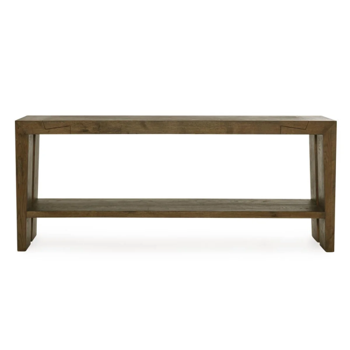 Troy Solid Wood Rectangle Console Table Console Tables Brown 6