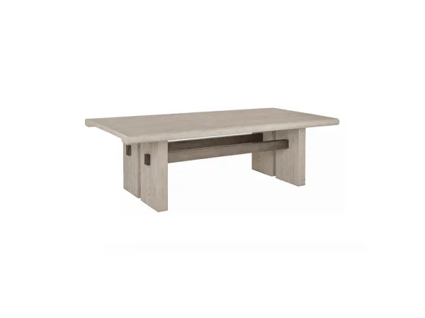 Danica Solid Wood Rectangle Coffee Table – Aged Cream Cocktail & Coffee Tables Aged Cream 14