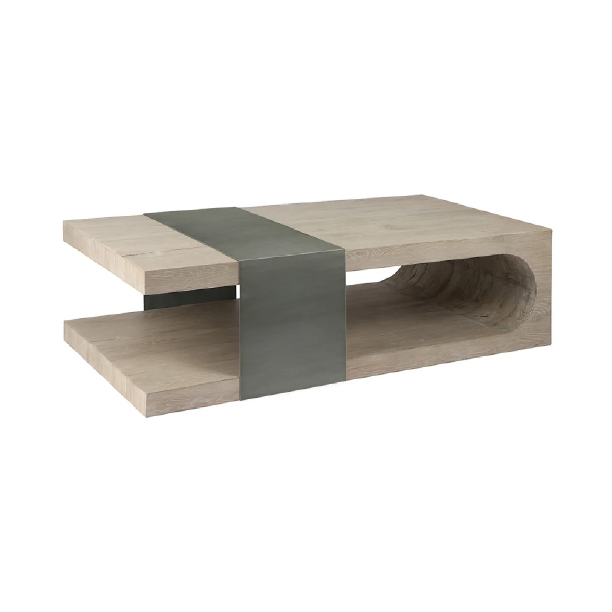 Danica Solid Wood Rectangle Coffee Table – Aged Cream Cocktail & Coffee Tables Aged Cream 4
