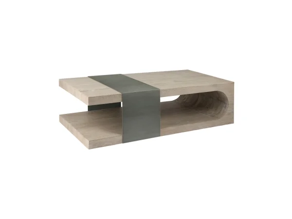 Danica Solid Wood Rectangle Coffee Table – Aged Cream Cocktail & Coffee Tables Aged Cream
