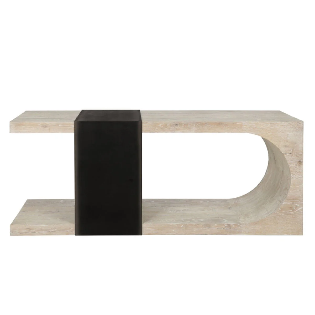 Danica Solid Wood Rectangle Console Table – Aged Cream Console Tables Aged Cream 6