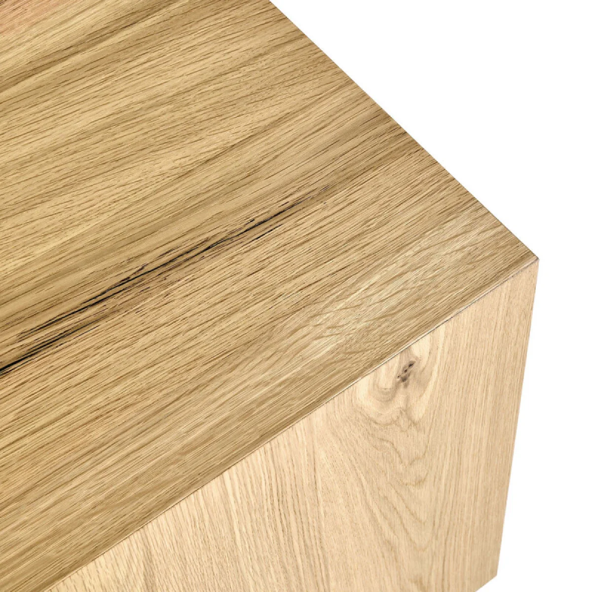 Layne Solid Wood Square End Table – True Natural End tables Brown 8