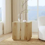 Layne Solid Wood Square End Table – True Natural End tables Brown 17