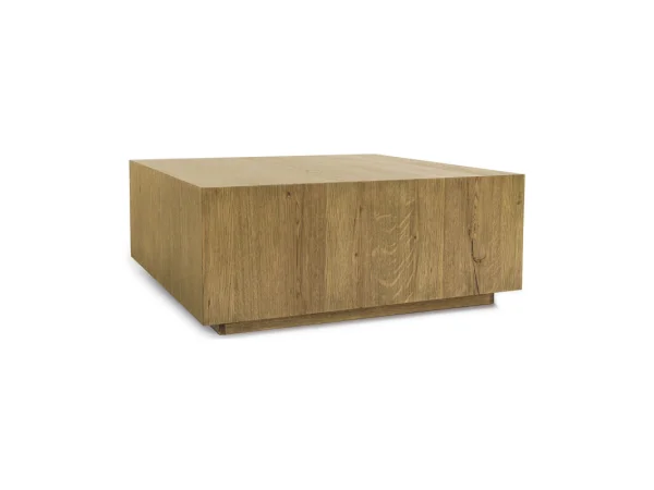 Layne Solid Wood Square Coffee Table W/casters Cocktail & Coffee Tables Brown