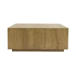Layne Solid Wood Square Coffee Table W/casters - Image 3