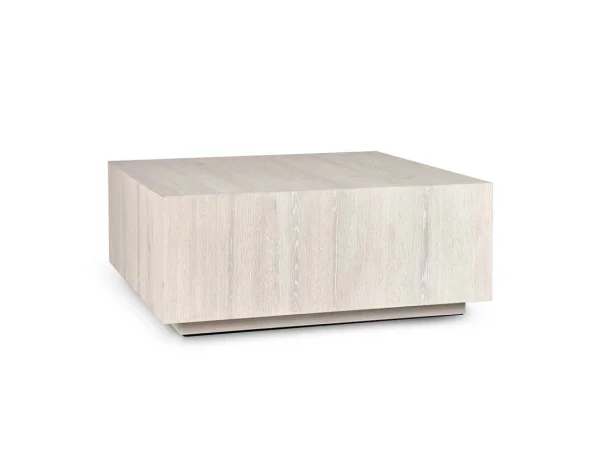Layne Solid Wood Square Coffee Table W Casters – Milk White Cocktail & Coffee Tables Classic Home