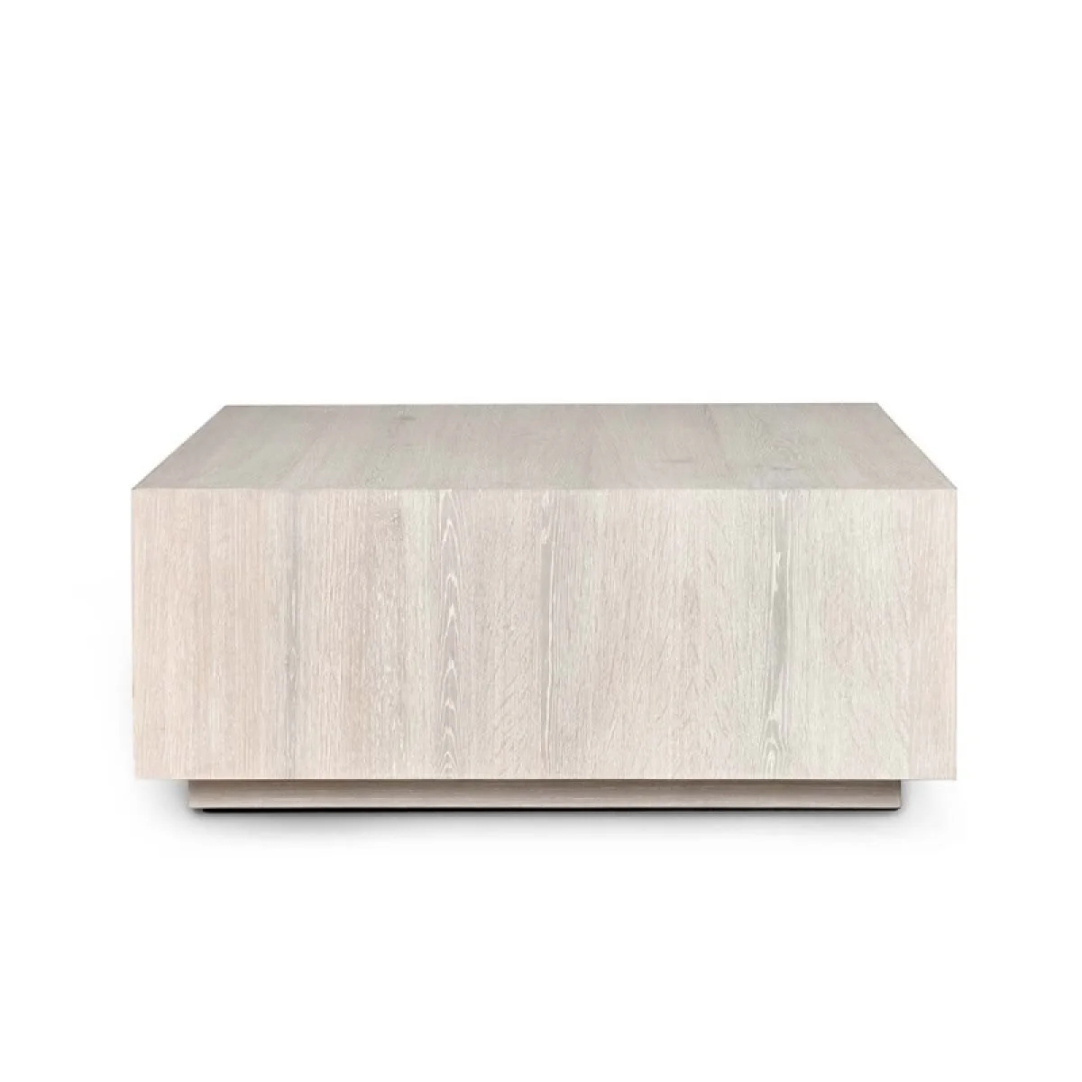 Layne Solid Wood Square Coffee Table W Casters – Milk White Cocktail & Coffee Tables Classic Home 6