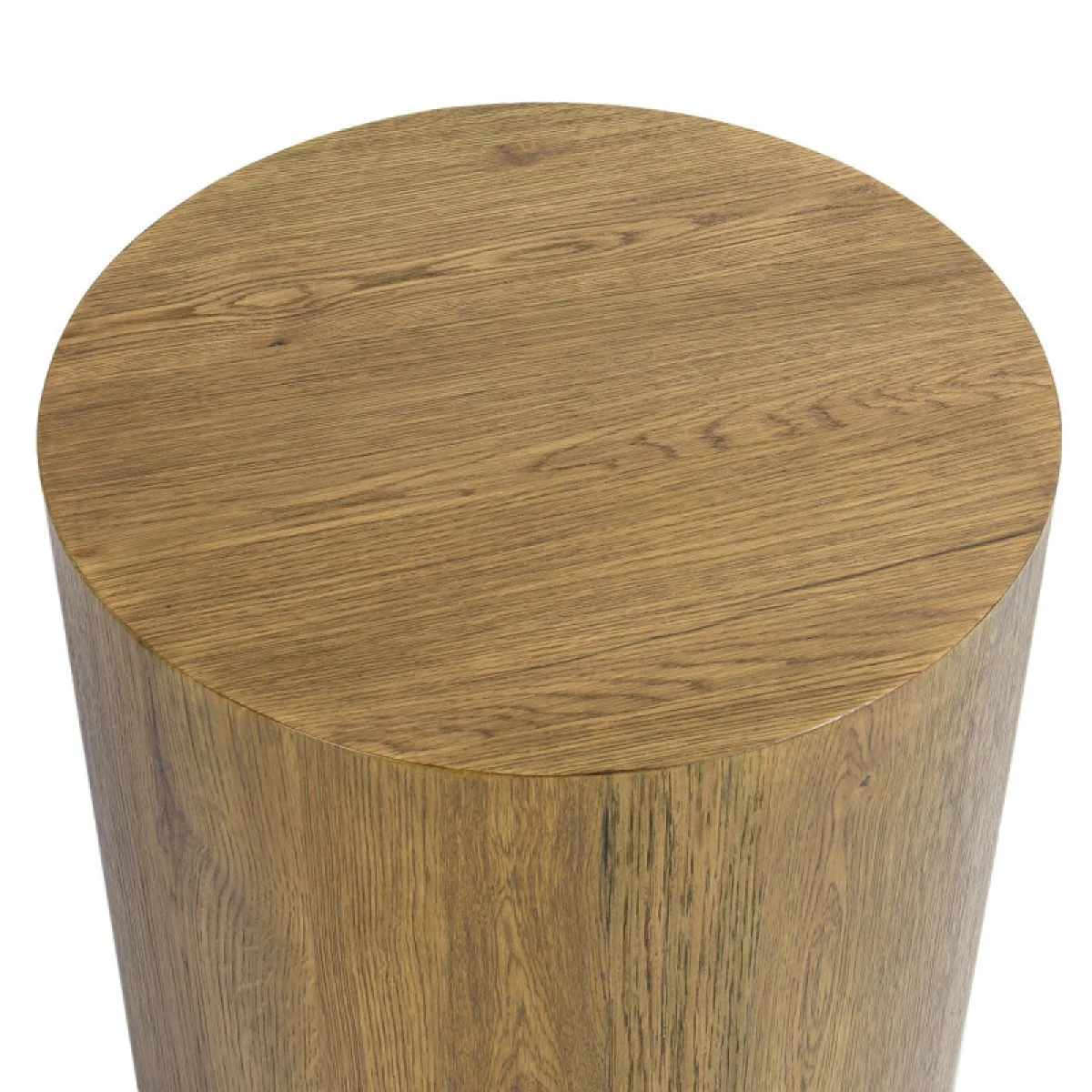 Layne Solid Wood Round End Table End tables Brown 6