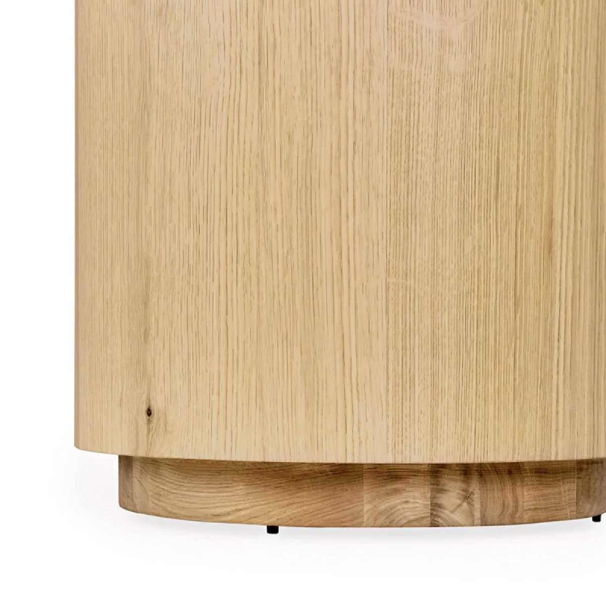 Layne Solid Wood Round End Table – True Natural End tables Brown 7